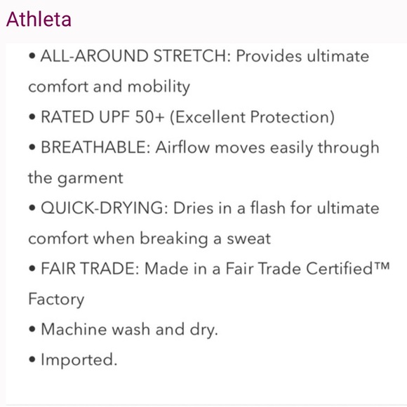 ATHLETA TRANSCEND WRAP TOP - Picture 10 of 10